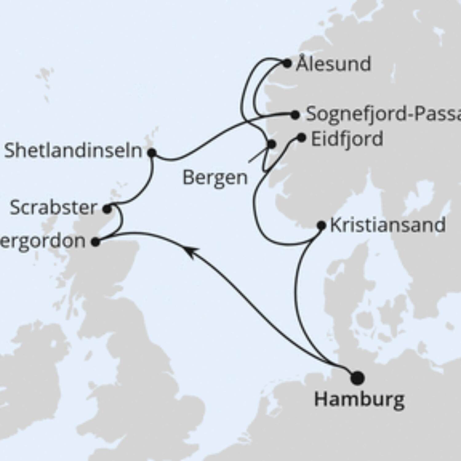 Nordische Inseln & Norwegen