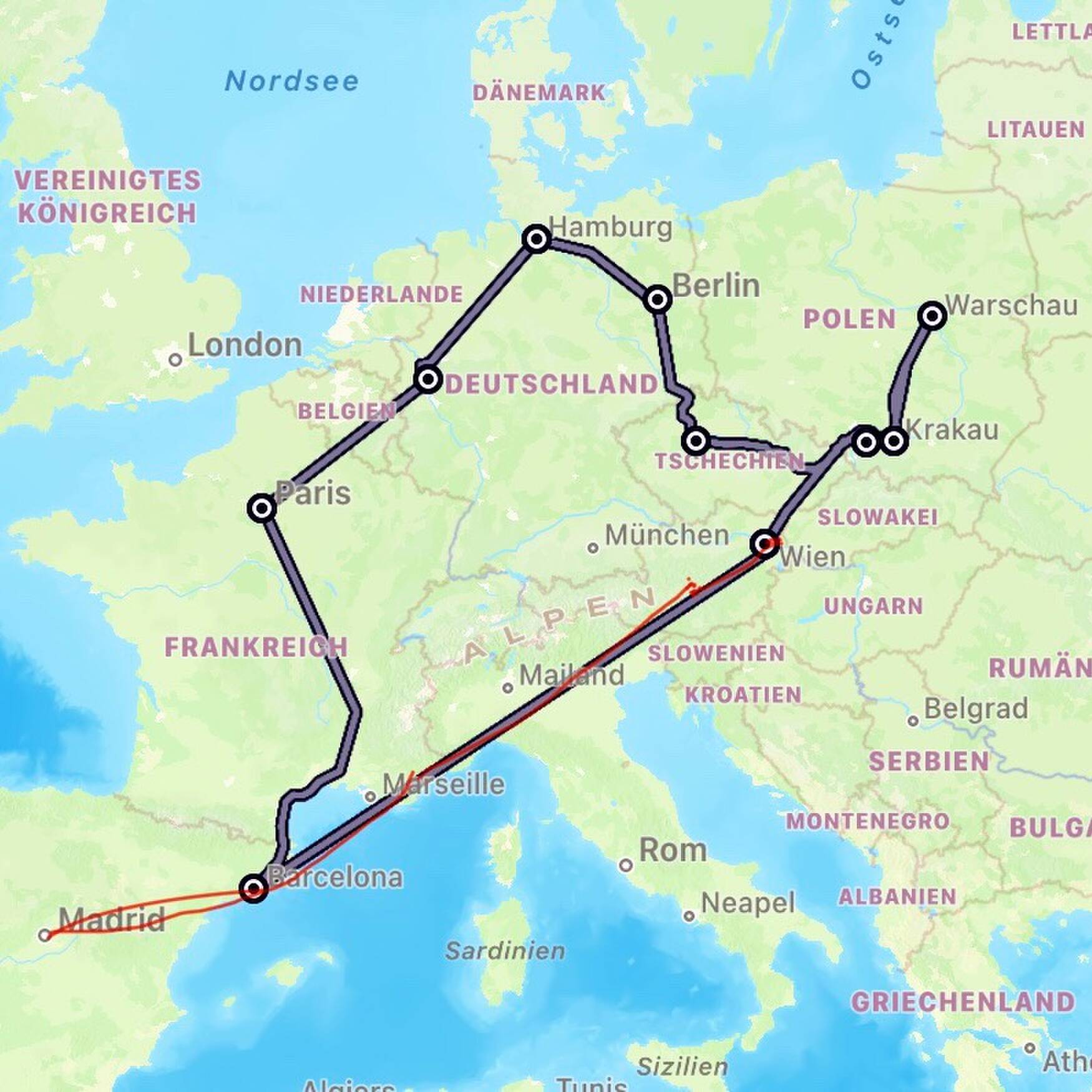 Interrail Europa