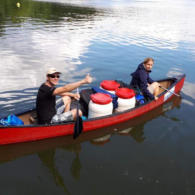 Paddeltour meckl. Seenplatte