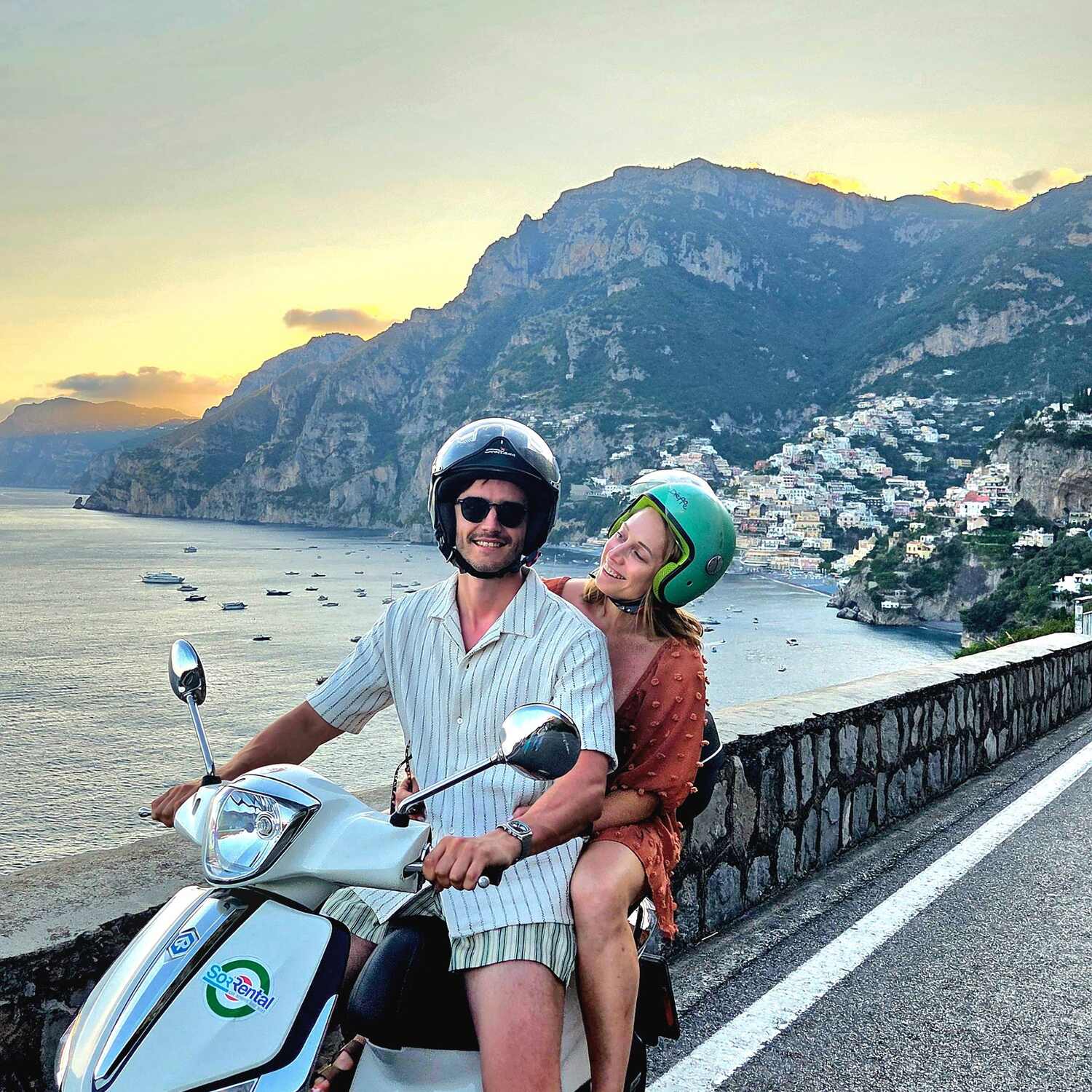 Amalfi met de vespa