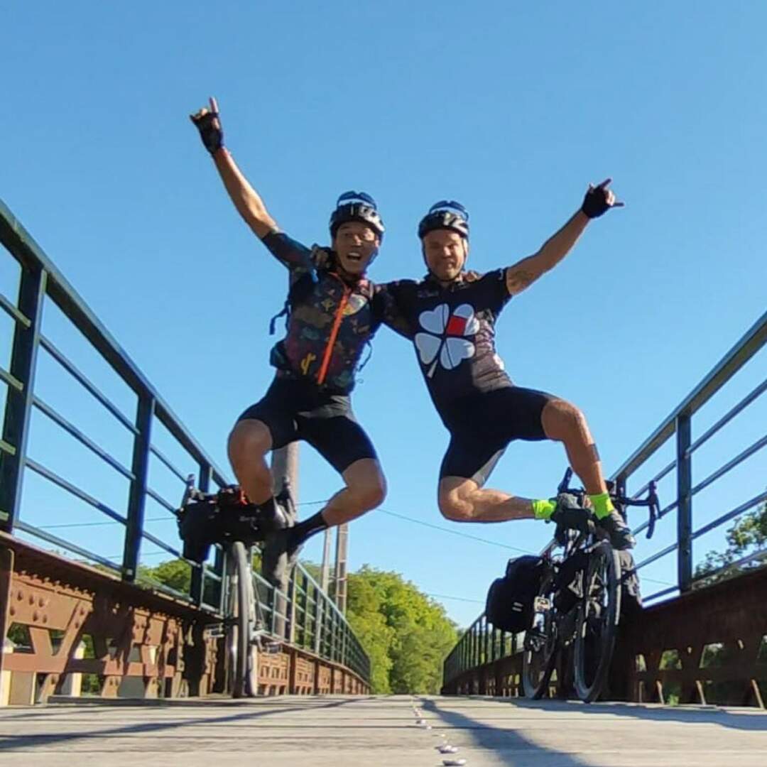 Fietstocht naar Frankrijk