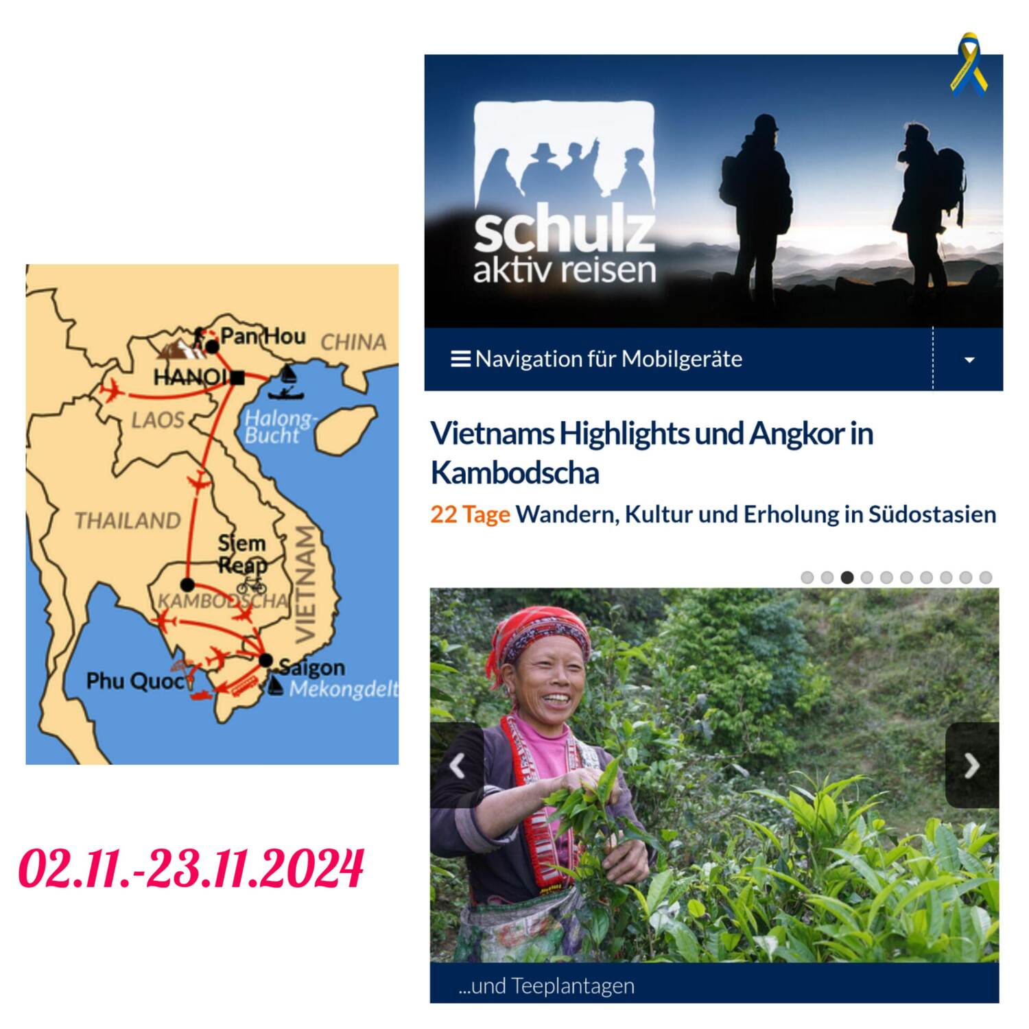 22 Tage Südostasien