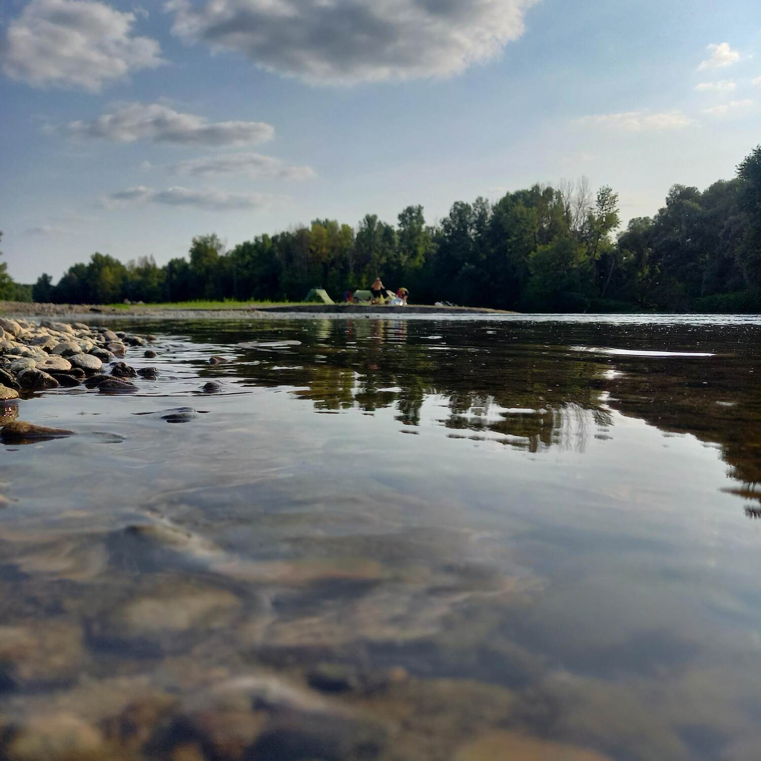 Kanutour auf dem Allier