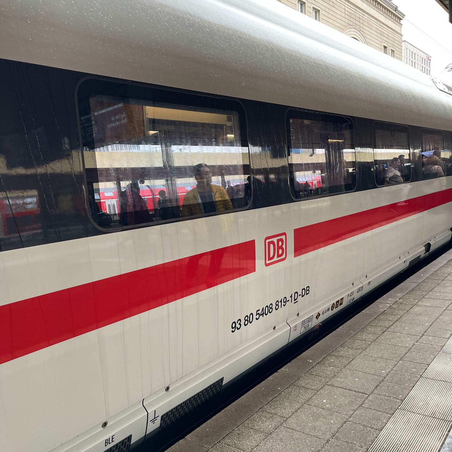 ICE Fahrt nach Mannheim