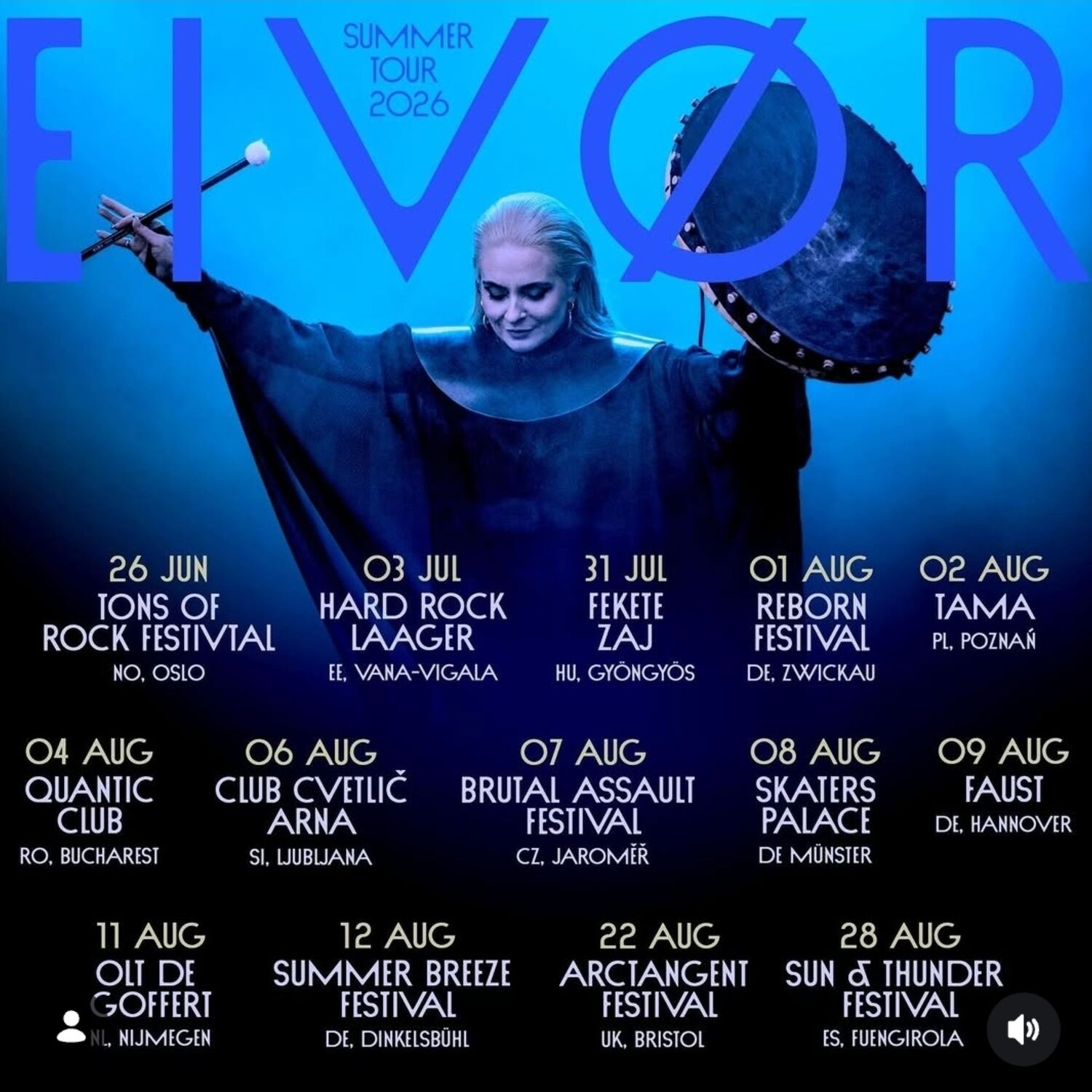 Eivør - summer run 2026