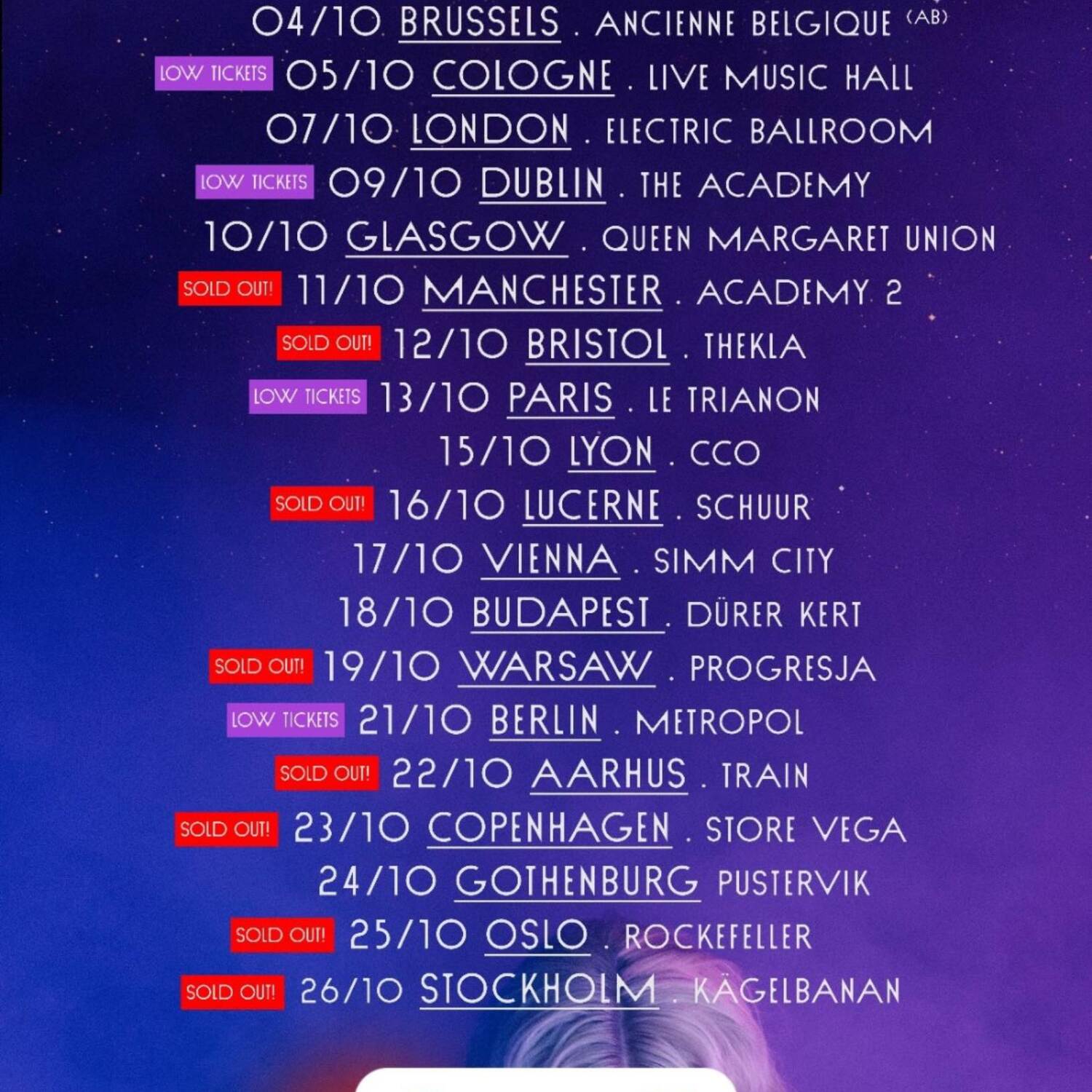 Eivør / Sylvaine EU Tour