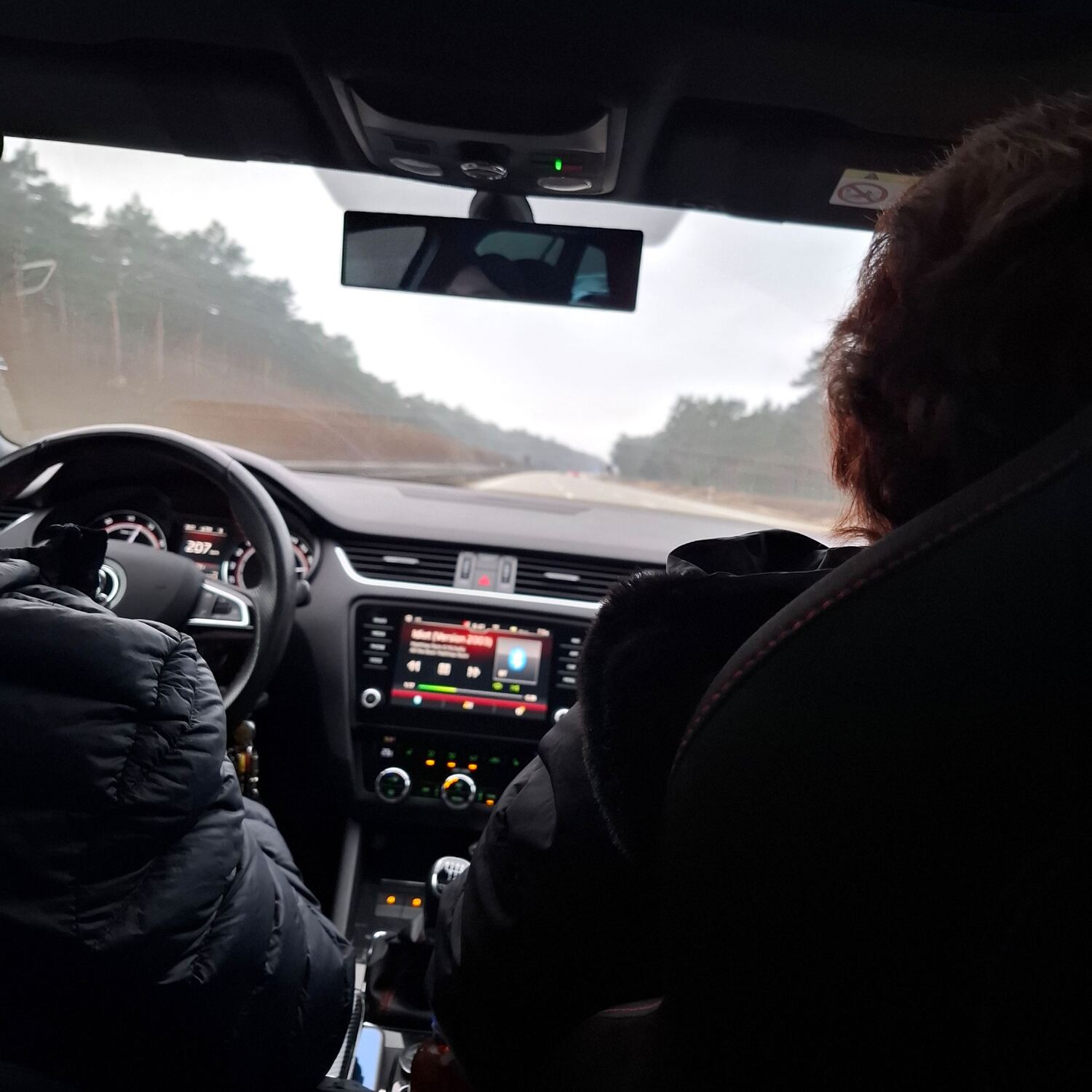 Autofahrt nach Bayern