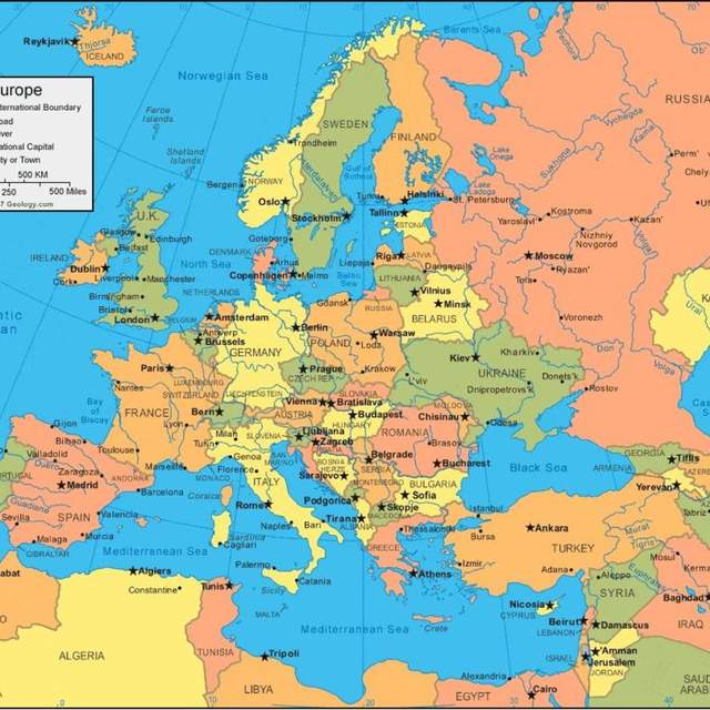 Map Europe 2006