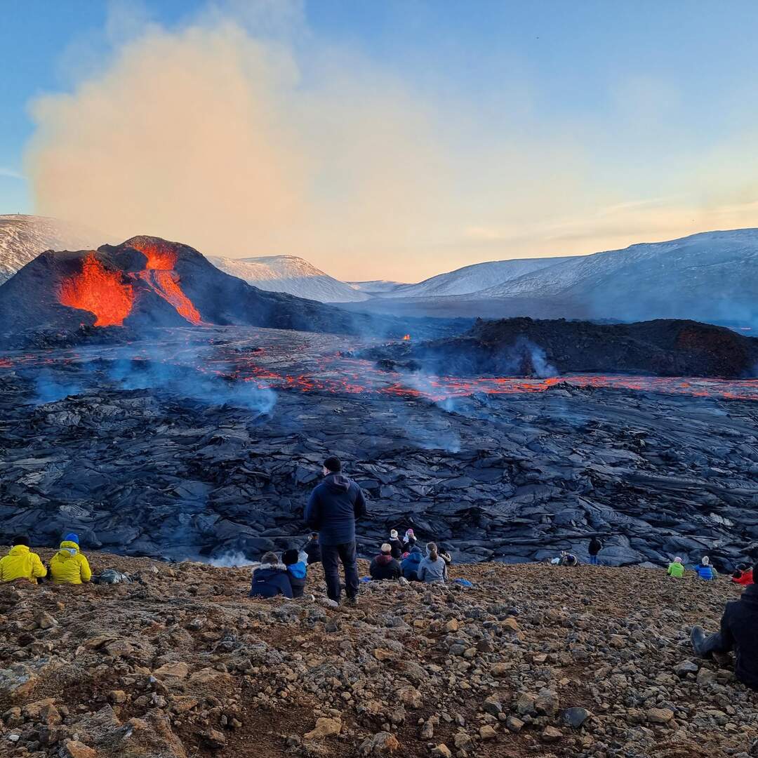Gosið í Geldingadölum