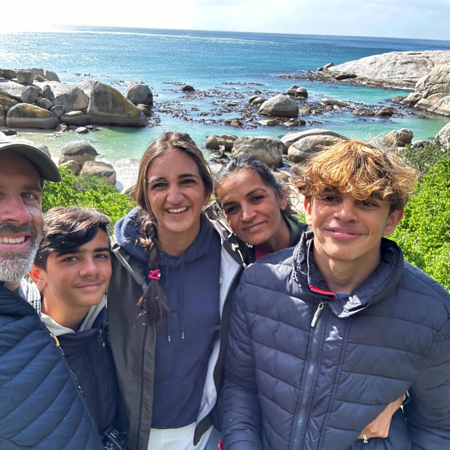 Family of 5 in South Africa