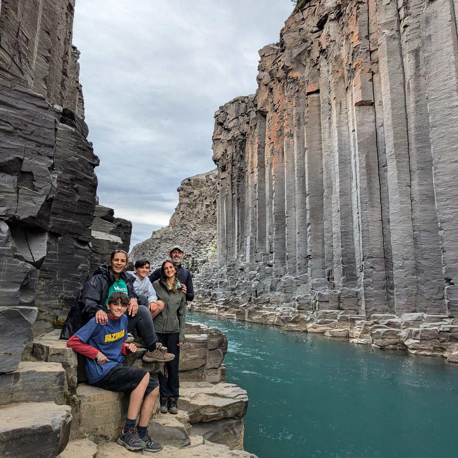 Family of 5 Iceland