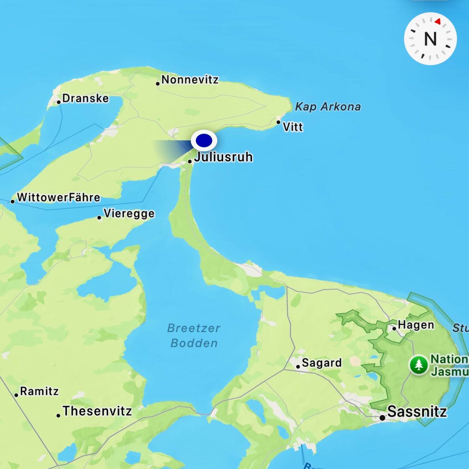 … plötzlich los …